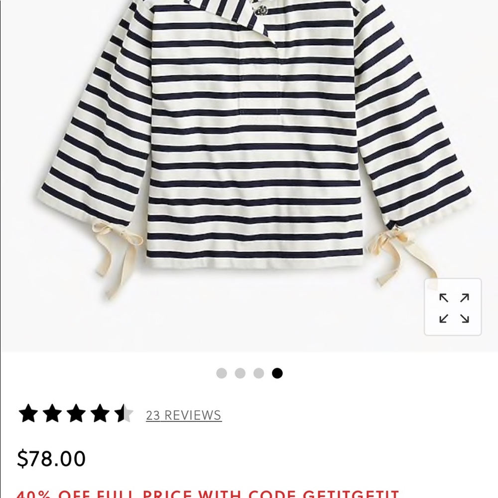JCrew  nautical sweatshirt - Picture 2 of 7
